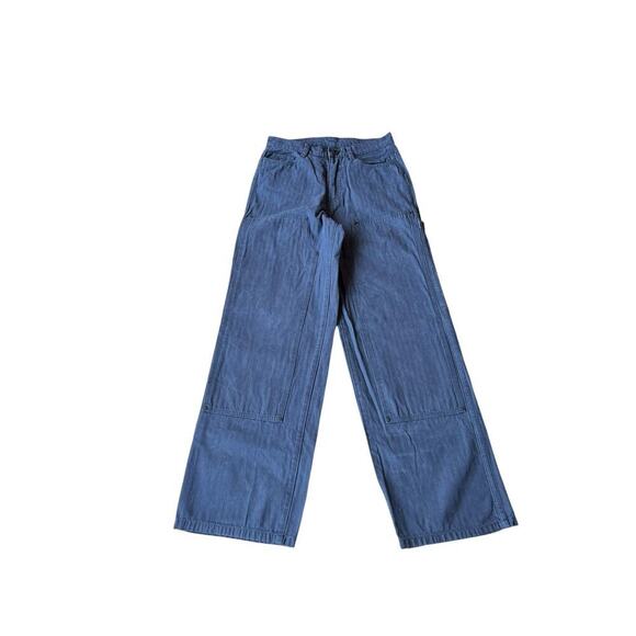 BRAIN DEAD - Women’s DOUBLE KNEE‎ UTILITY PANT - Carpenter - NAVY - size 25 - Picture 3 of 12